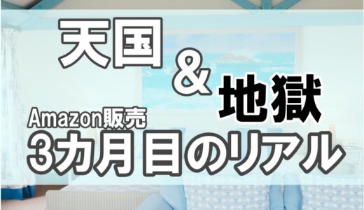 【失敗は諦めるまで確定しない！】売上回復したメーカー仕入3カ月目のAmazon販売リアル体験談